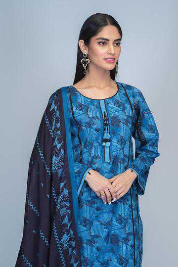 Bonanza Satrangi Blue Ice Summer Collection 2021